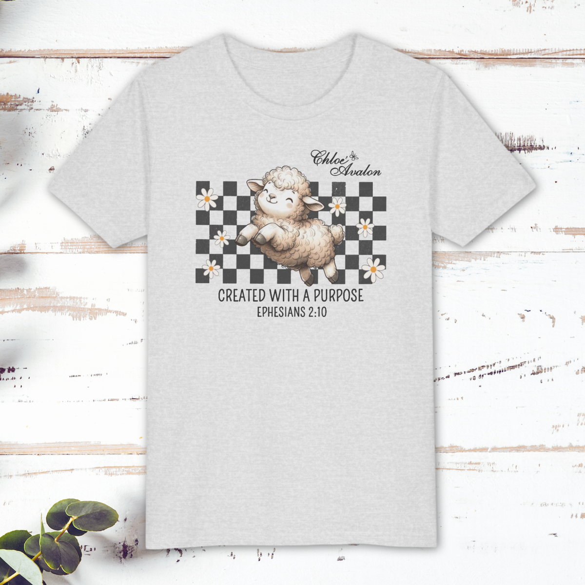 Chloé Avalon Youth Tee — Ash