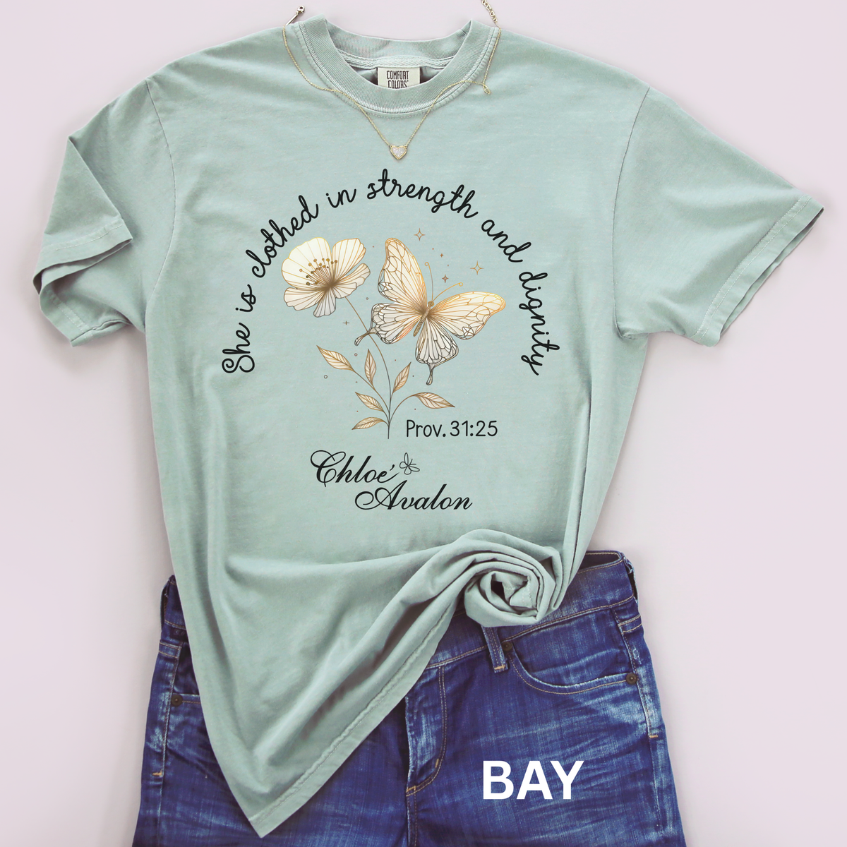 Chloé Avalon Faith Tee — Bay