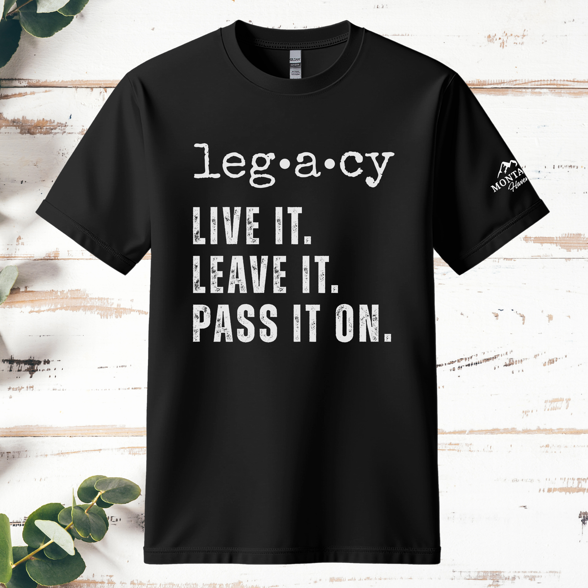 Montana Haven Legacy Tee — Black