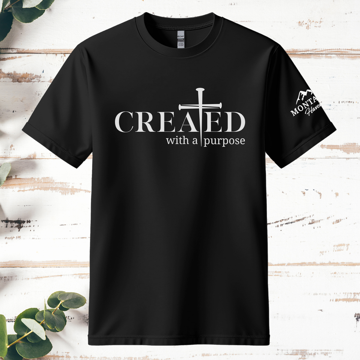 Montana Haven Faith Tee — Black