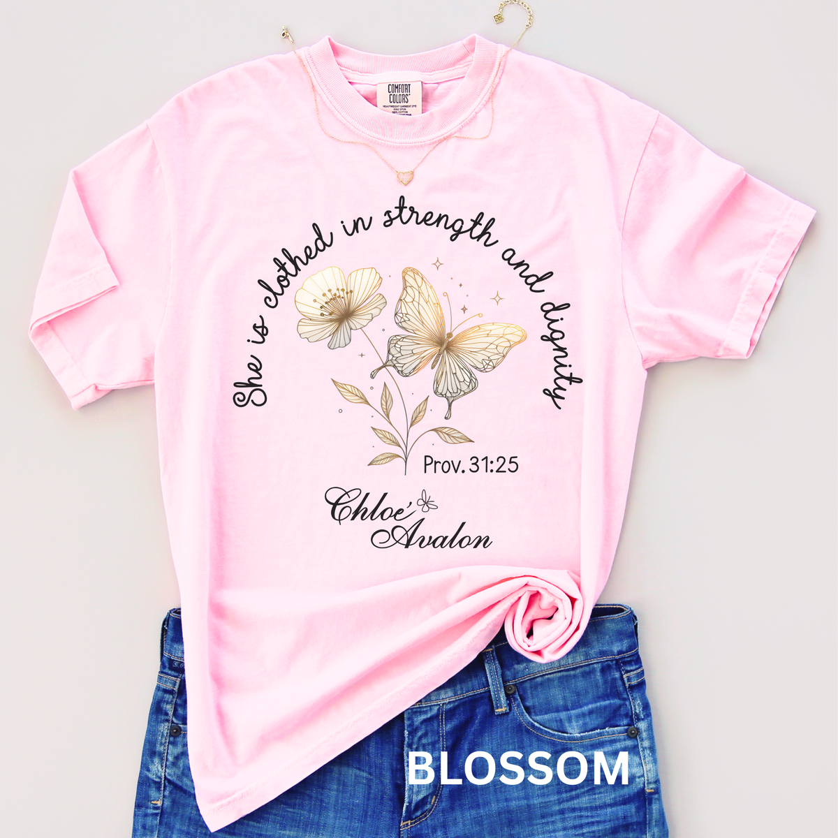 Chloé Avalon Faith Tee — Blossom