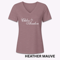 Chloé Avalon Signature V-Neck in Heather Mauve