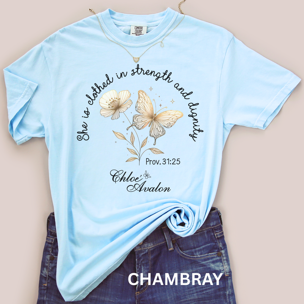 CHLOE' AVALON DAILY INSPIRATION BUNDLE — Faith Tee + 20oz Skinny Tumbler