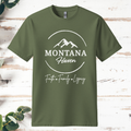 Montana Haven Logo Tee — Military Green