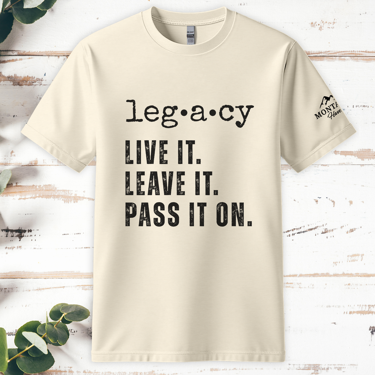 Montana Haven Legacy Tee — Natural