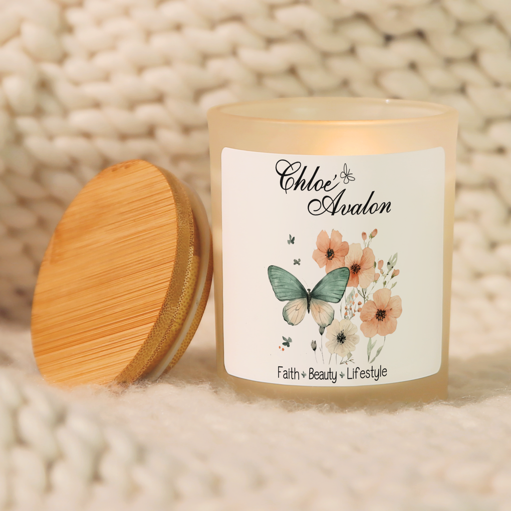 CHLOE' AVALON PEACEFUL MORNINGS BUNDLE — Signature 15 oz Mug + 8 oz Soy Candle