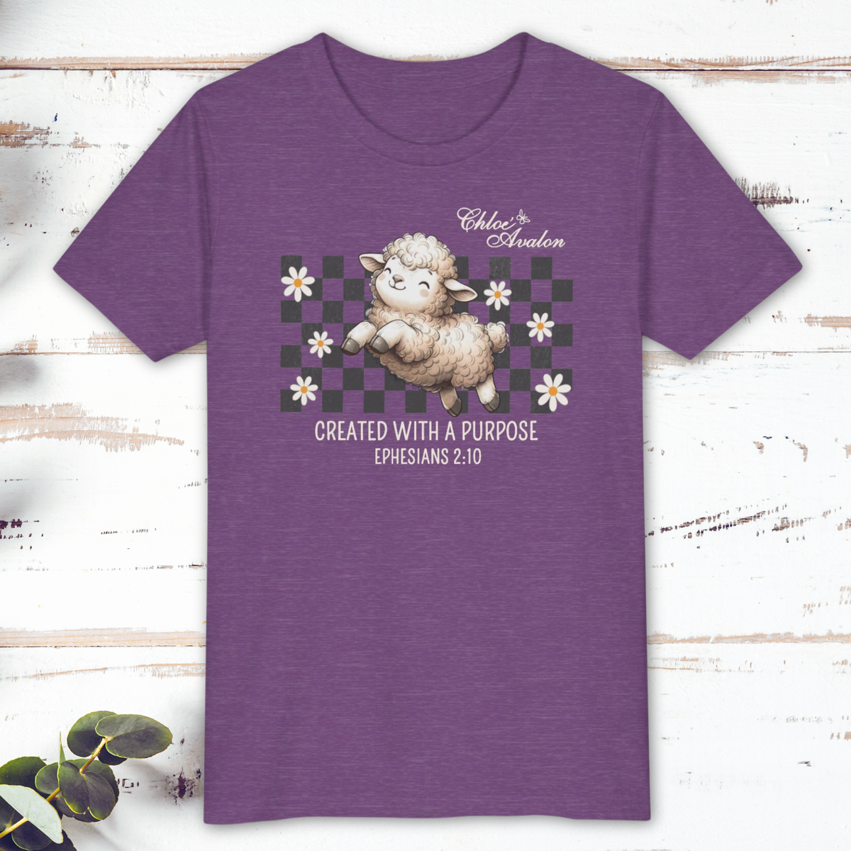Chloé Avalon Youth Tee — Team Purple